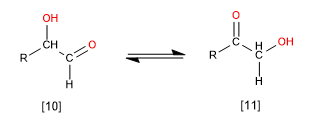 isomerization aldose ketose