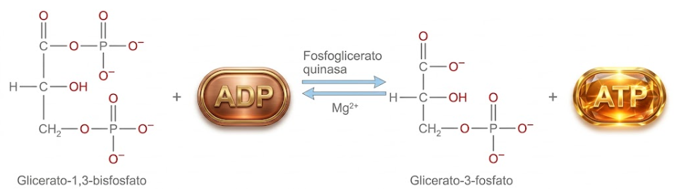 glicerato bifosfato a glicerato fosfato